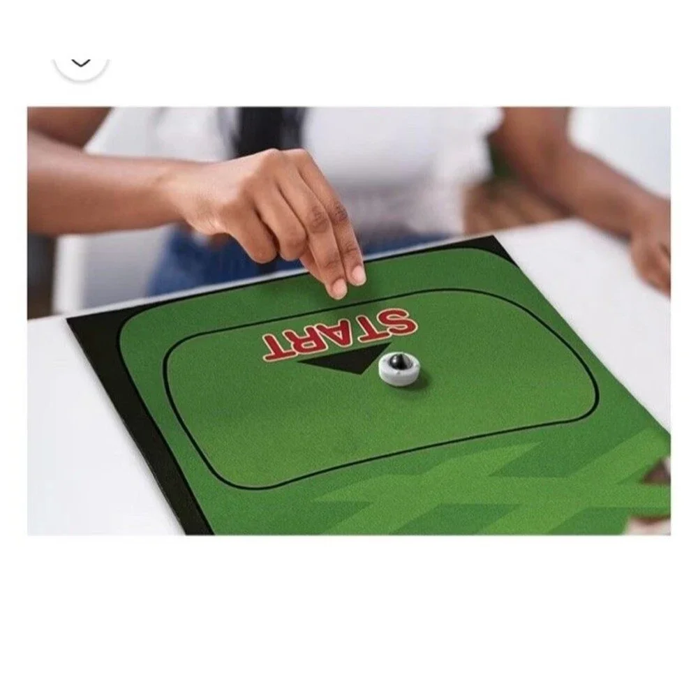 Meridian Point Desktop Golf Novelty Skill Building Curling Mat Nonskid, NEW BOX